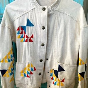 Star Quilt Embroidered Jacket, designed by Bethany Yellowtail for Faherty